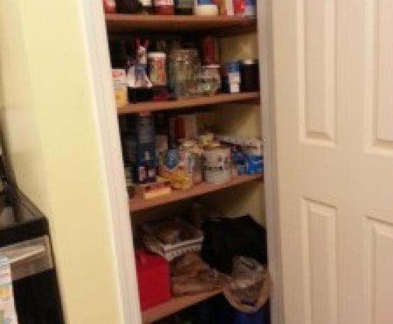 Finished pantry.