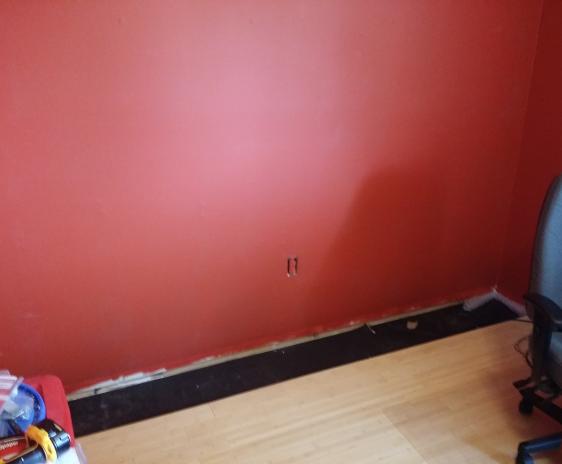 Painted wall.