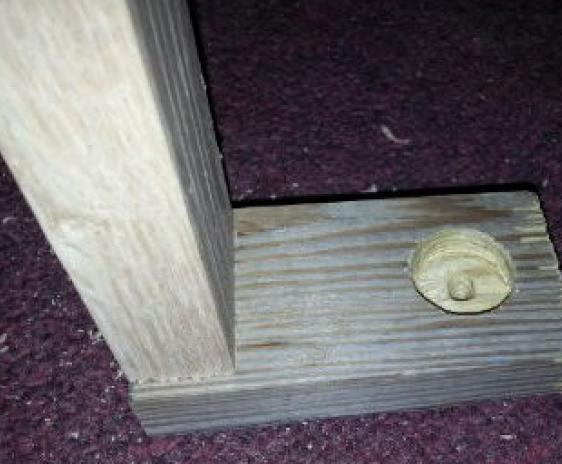 hole in board.