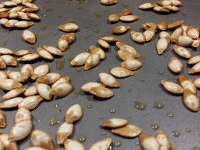 Toasted seeds.