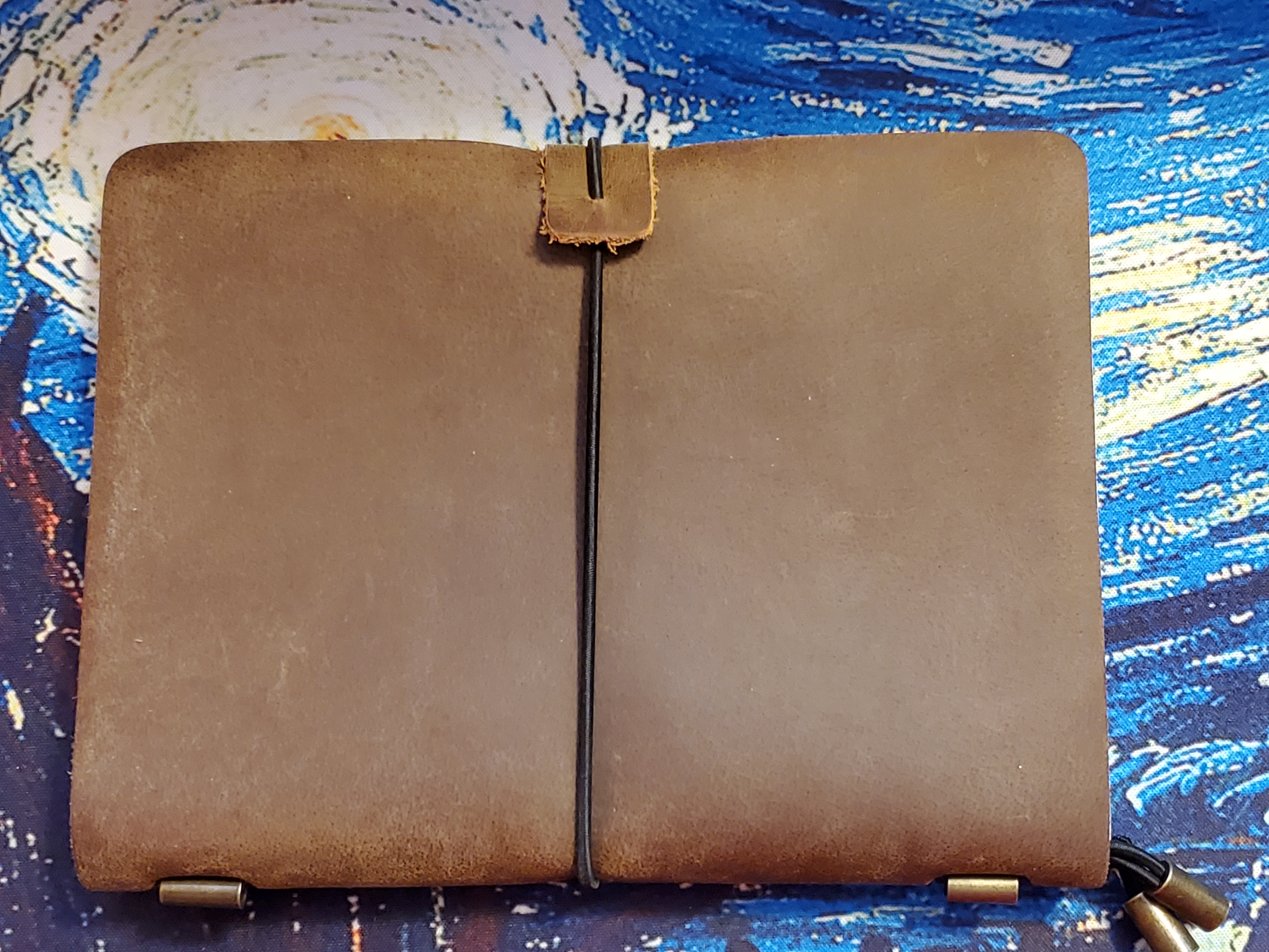 The inspiration: a generic Traveler's Notebook